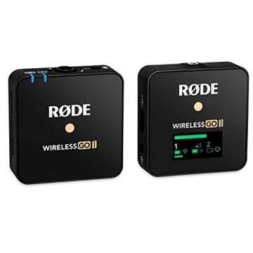 Rode Wireless GO II Compact Microphone System, Bundle with Turnstile Audio Lavalier Microphone