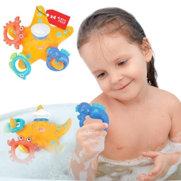 Nuby Starfish Bath Toy for Engaging Toddler Play
