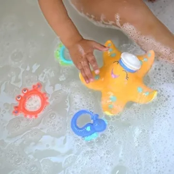Nuby Starfish Bath Toy for Engaging Toddler Play