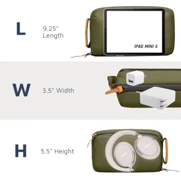 TRIPPED Travel Gear Tech Accessory Bag for Travelers