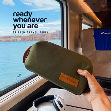TRIPPED Travel Gear Tech Accessory Bag for Travelers