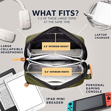 TRIPPED Travel Gear Tech Accessory Bag for Travelers