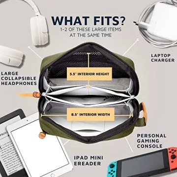 TRIPPED Travel Gear Tech Accessory Bag for Travelers