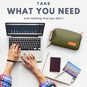 TRIPPED Travel Gear Tech Accessory Bag for Travelers