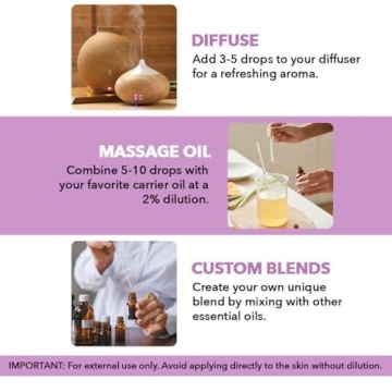 Majestic Pure Lavender Essential Oil with Dropper