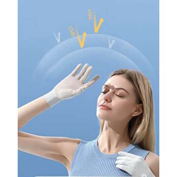 Ultra Thin Women’s Driving Gloves for Summer Sun Protection