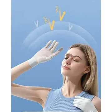Ultra Thin Women’s Driving Gloves for Summer Sun Protection