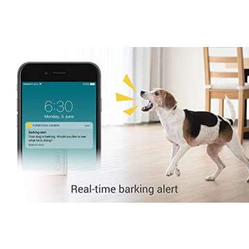 Lingtoolator mera: Treat Tossing, Full HD WiFi Pet Camera and 2-Way Audio, Designed for Dogs, Compatible with Alexa (2 USB Cabl