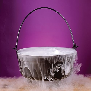 Fun World 14" Black Plastic Cauldron for Halloween Fun