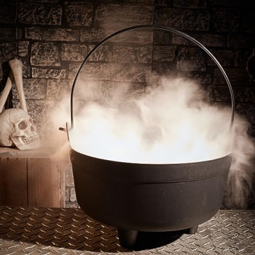 Fun World 14" Black Plastic Cauldron for Halloween Fun
