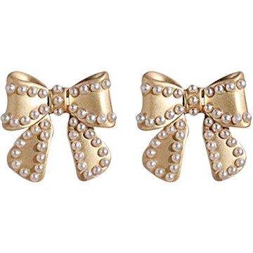 Kokoma Bow Knot Stud Earrings for Elegant Women | Jewelry