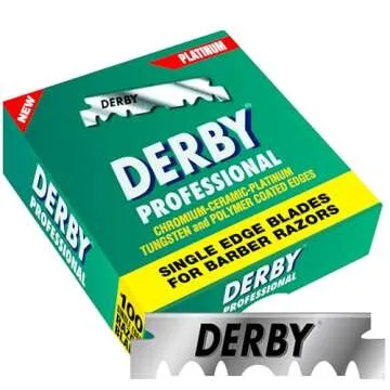 1000 Derby Professional Single Edge Razor Blades for straight razor