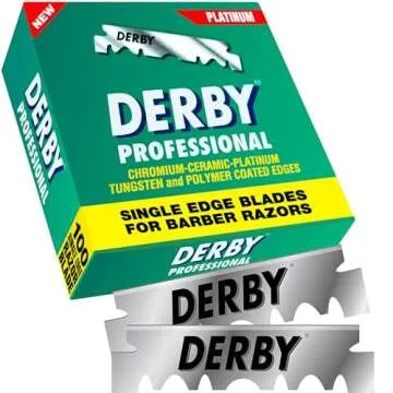 1000 Derby Professional Single Edge Razor Blades for straight razor