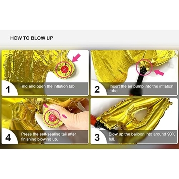 Alphabet Letters Foil Balloons Happy 100 Day Decoration