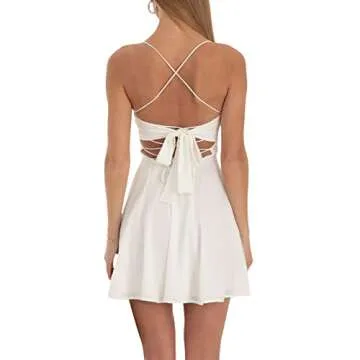 Chic White Graduation Dress for Parties and Clubwear