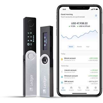 Ledger Backup Pack - Nano S + Nano X - The Best Crypto Hardware Wallet - Bluetooth - Secure and Mana...