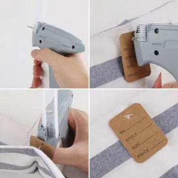 1/2 inch Standard Tagging Gun Fasteners, BS ONE 5000pcs Clothing Tag Barbs Attachments Price Label for All Standard Price Tag Gun