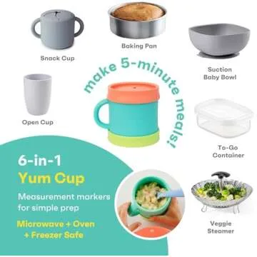 Versatile Everything Snack Cup for Easy Baby Feeding