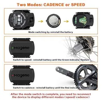 Magene S3+ Speed/Cadence Sensor for Cycling Performance