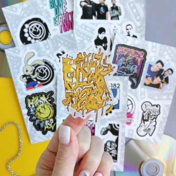 BulbaCraft Rock Band Stickers, Waterproof Vinyl Decals