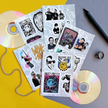 BulbaCraft Rock Band Stickers, Waterproof Vinyl Decals