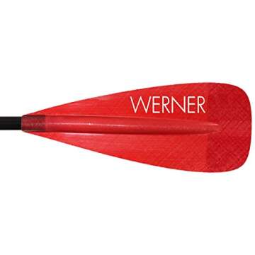 Werner Churchill Fiberglass Canoe Paddle, 52 inch