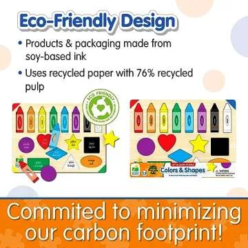 The Learning Journey: Lift & Learn Puzzle Colors & Shapes – Preschool Toys & Activities for Children Ages 3 and Up – Award Winning Educational Toy