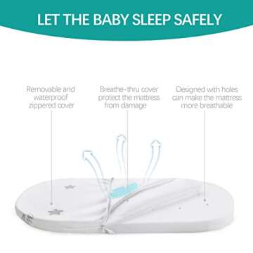 Comfortable Waterproof Bassinet Mattress Pad for Babies