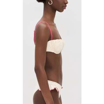 Stylish Montce Women's Binded Petal Bikini Top