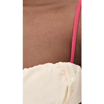 Stylish Montce Women's Binded Petal Bikini Top