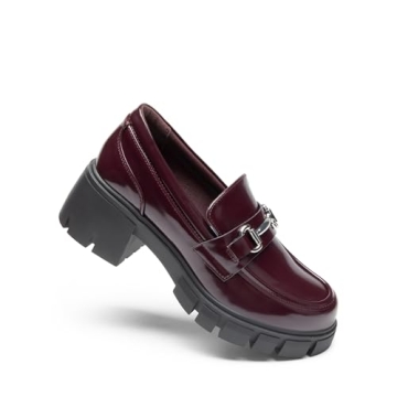 Stylish DREAM PAIRS Women’s Platform Loafers for Comfort