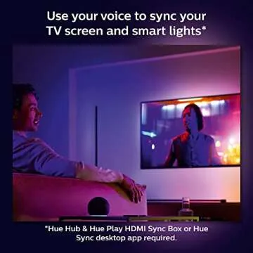 Philips Hue RGB Play Gradient LED Smart Light Tube - Large - Pack of 1 - Multicolor Effect - Indoor - Sync with TV, Music and Gaming - Bridge and Sync Box Required - Control with Voice or App - Black