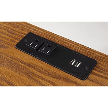 Stylish Furnitech 48" Writing Desk with USB & Storage