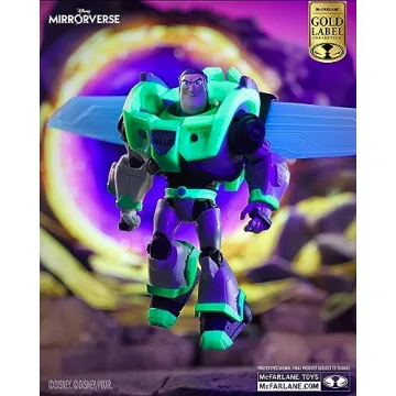 Disney Mirrorverse Buzz Lightyear Glow in The Dark Action Figure 7in