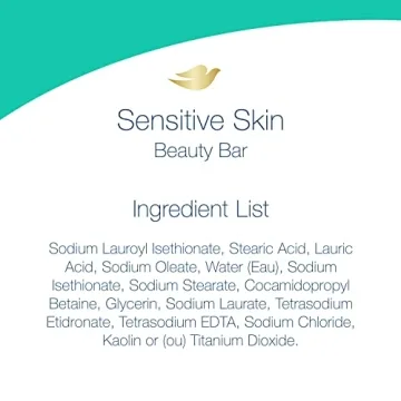 Gentle Dove Beauty Bar for Sensitive Skin, Fragrance-Free