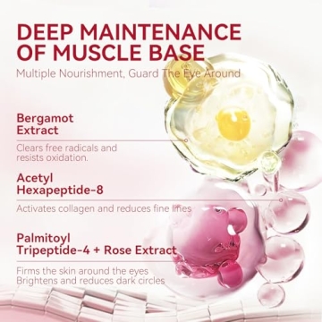 BREYLEE Rose Eye Mask Hydrate Firm Under Eyes 60 Pcs