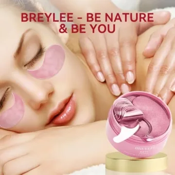 BREYLEE Rose Eye Mask Hydrate Firm Under Eyes 60 Pcs