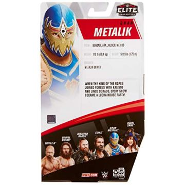 WWE Gran Metalik Elite Action Figure with Realistic Detailing