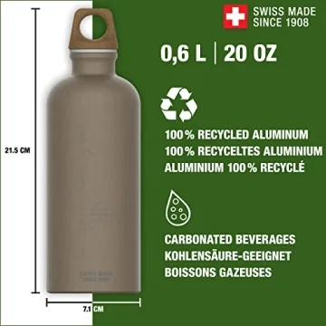 SIGG Lightweight Aluminium Water Bottle - Eco-Friendly Design
