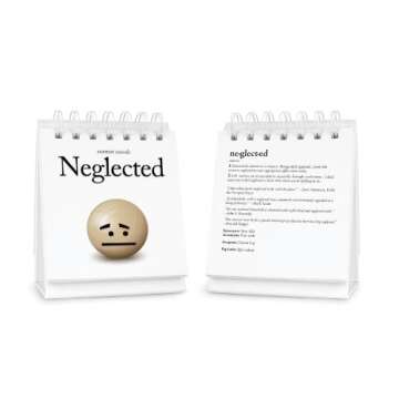 Genuine Fred THE DAILY MOOD Desktop Flipchart - 47 Moods - Helps Identify Emotions & Start Conversat...