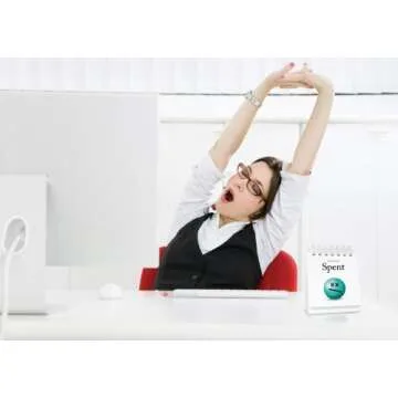 Genuine Fred THE DAILY MOOD Desktop Flipchart - 47 Moods - Helps Identify Emotions & Start Conversation - Fun & Functional Desk Accessories for home or office - Funny Gift for Coworkers - Office Gifts