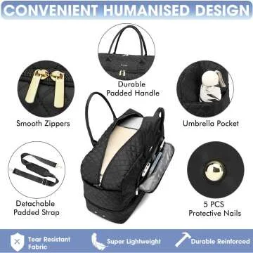 Large Women Travel Duffle Bag - Stylish & Versatile