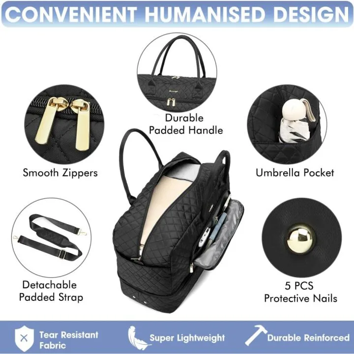 Large Women Travel Duffle Bag - Stylish & Versatile