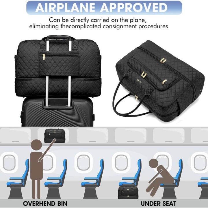 Large Women Travel Duffle Bag - Stylish & Versatile