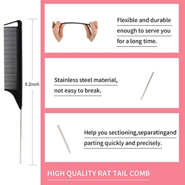 Professional 3-Piece Comb Set for Hair Styling Accessories