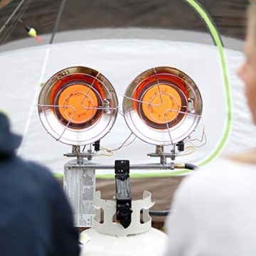 Mr. Heater MH30T Portable Propane Heater with Dual Heads