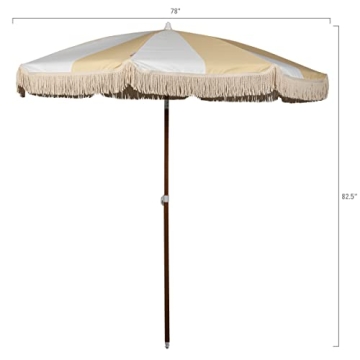 Stylish BEACH STATE Summerland Beach Umbrella - UV Protection