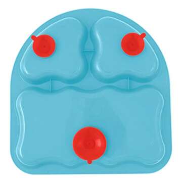 NUK First Essentials Tri-Suction Plates, Colors may vary, 2-Pack