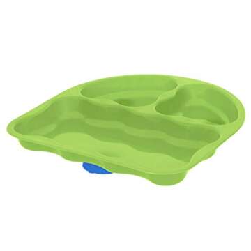 NUK First Essentials Tri-Suction Plates, Colors may vary, 2-Pack