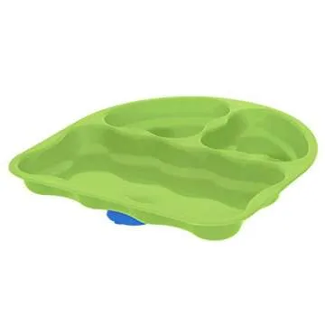 NUK First Essentials Tri-Suction Plates, Colors may vary, 2-Pack